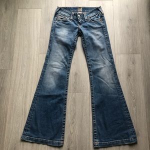 True Religion Bell Bottom Jeans - 26